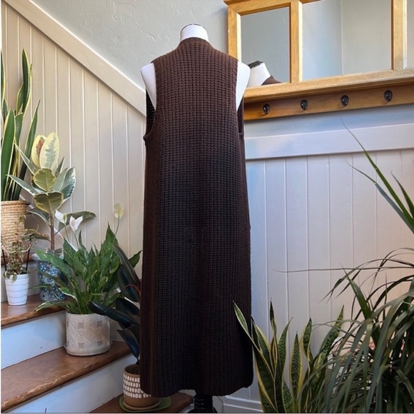 Like New Ralph Lauren Collection. Purple Label 100% cashmere Long Vest Coat - Picture 8 of 11